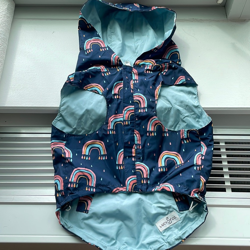 Lucy & Co Reversible Raincoat for Dogs Size L